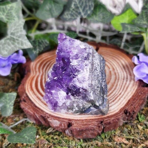 Mini Amethyst Crystal Cluster #3 - Picture 2 of 4